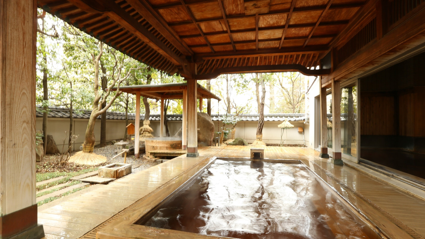 敷地内に湧く温泉の後は、霜降り信州牛のしゃぶしゃぶに舌鼓3457657