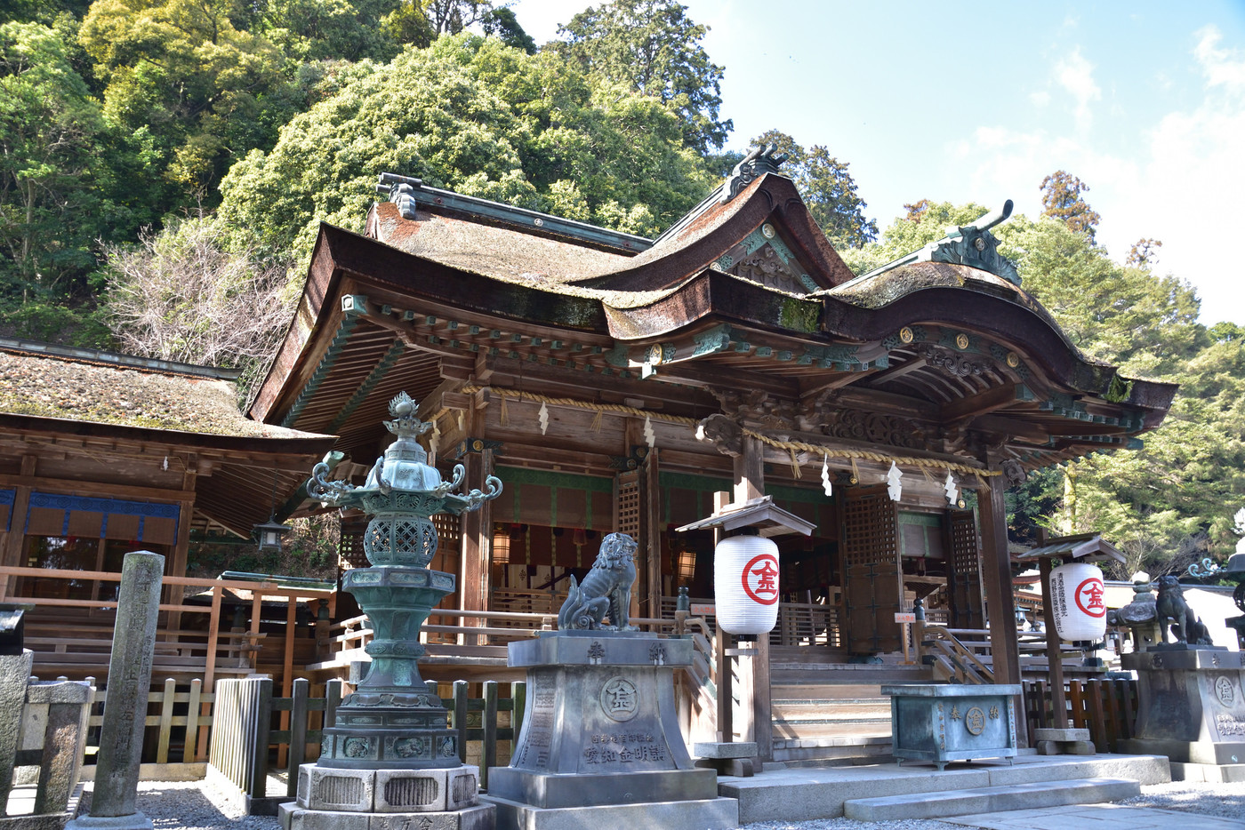 金刀比羅宮の三穂津姫社拝殿