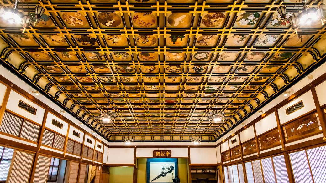 永平寺 傘松閣・絵天井の間 / 2