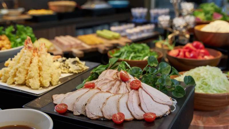 夕食ハーフビュッフェイメージ