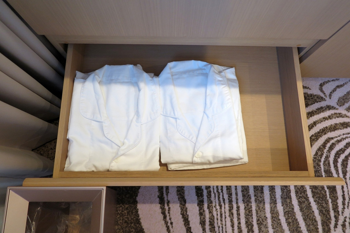 パジャマがセパレートなのは嬉しいな