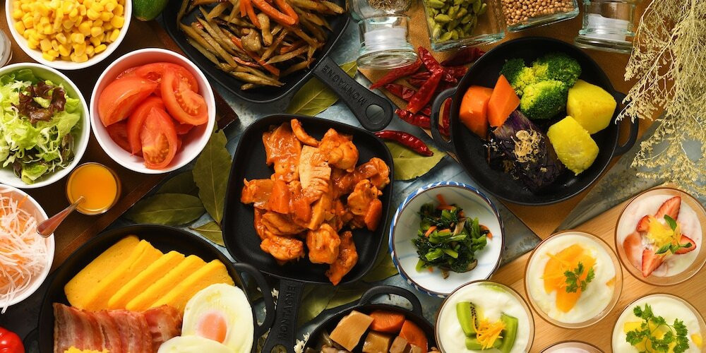 朝食ビュッフェ