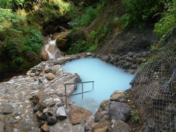 紅葉の露天風呂