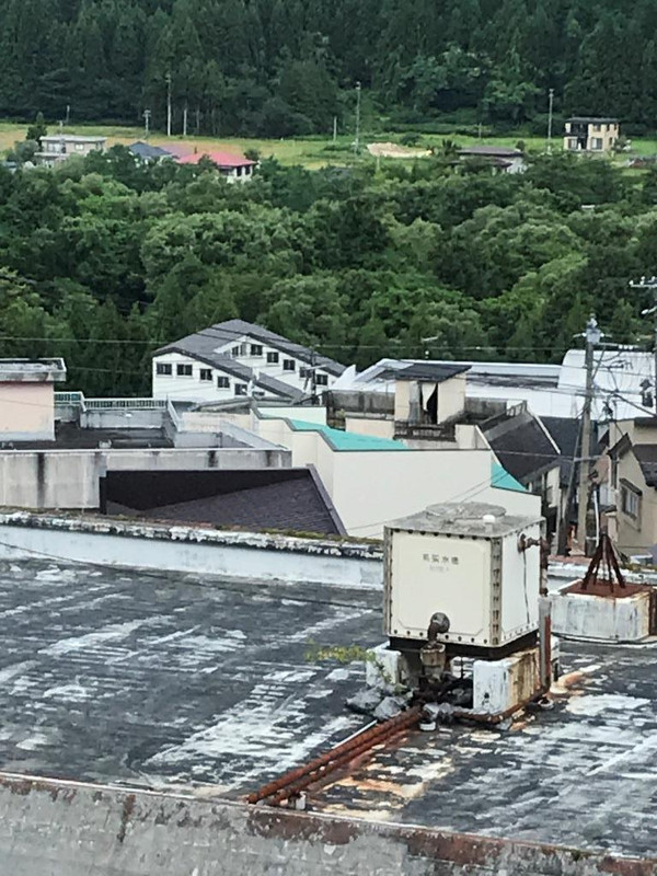 窓からＪＲ鳴子温泉駅が見えました
