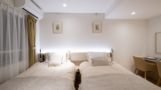 ベーシック アパートメント シングルベッド 2台 禁煙, C号室,  1F