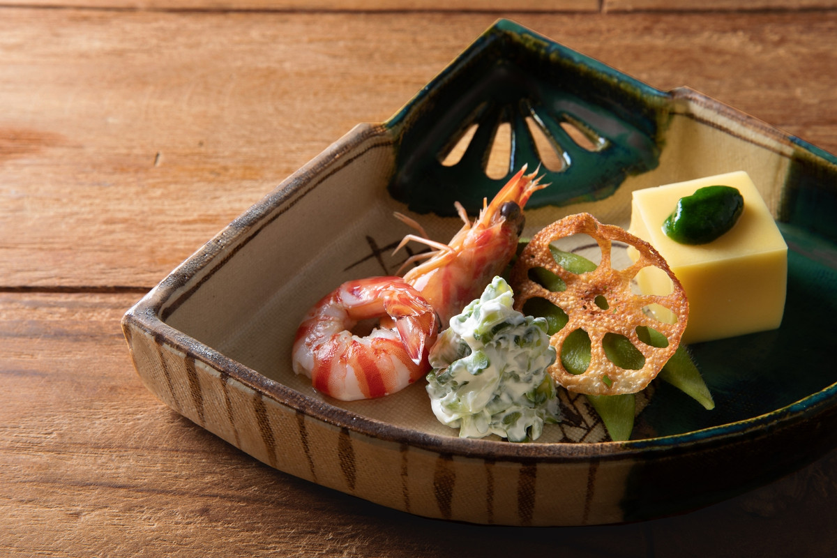 夕食の先附け例