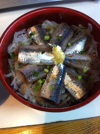 「浜茶屋網元」料理 681214 イワシぶっかけ丼