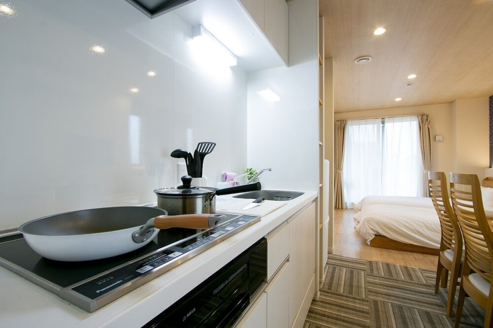 広さの異なる6タイプの客室、マンションタイプのホテル3402757