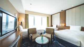 [2024リニューアル] プレミア シティビューツイン (ツインルーム+エキストラ ベッド1台) 3名  禁煙