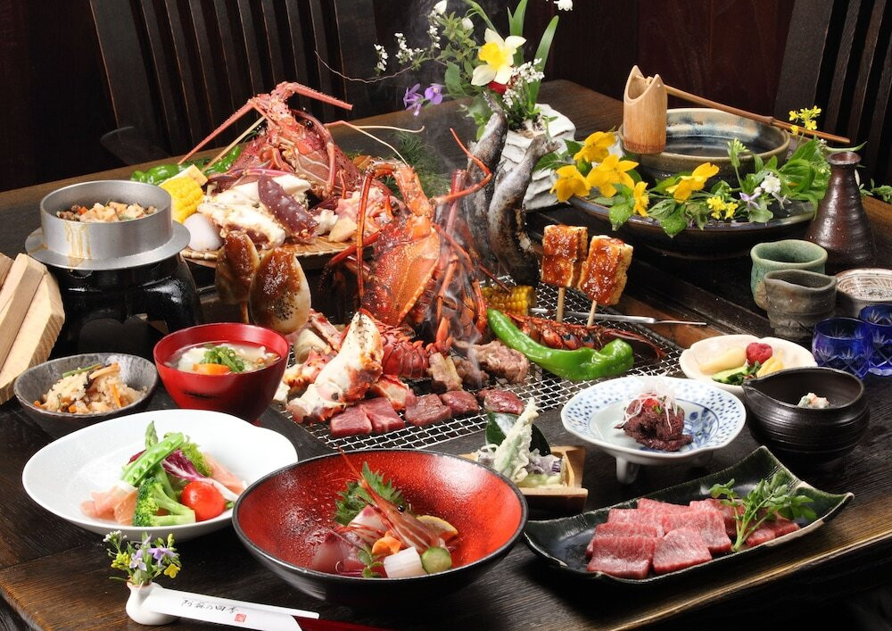 オシャレな貸切風呂でまったり。夕食は囲炉裏で炭火焼き料理を楽しもう3490700