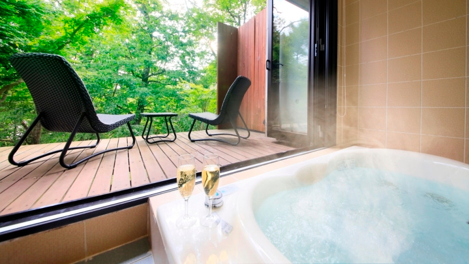 半露天風呂付和室／半露天風呂