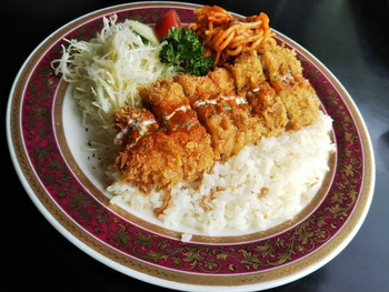 「銀嶺」 料理 94860701 長崎洋食名物トルコライス@1,000