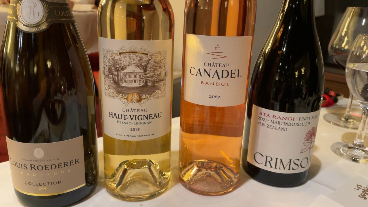 ペアリングしたワインたち