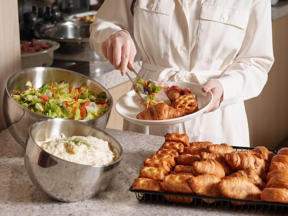 朝食ビュッフェ