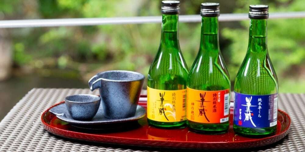 夕食／地酒一例