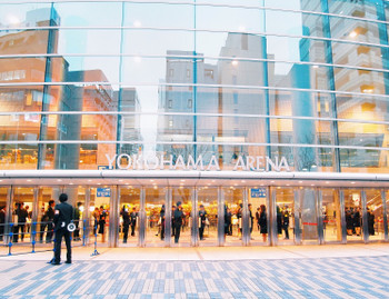 横浜アリーナの入場前