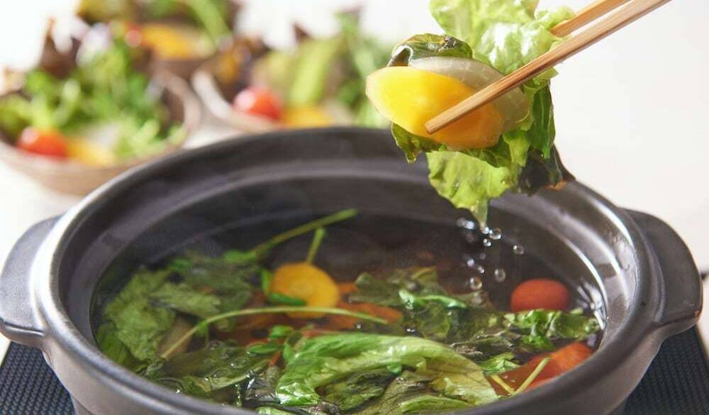 朝食 野菜しゃぶしゃぶ / 2