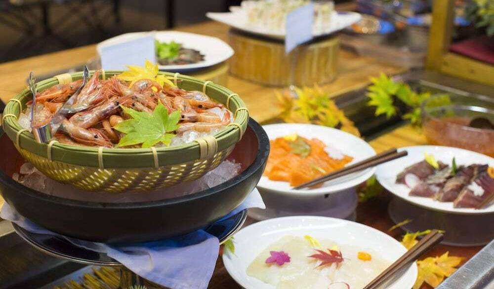 夕食ビュッフェ 刺身 / 1