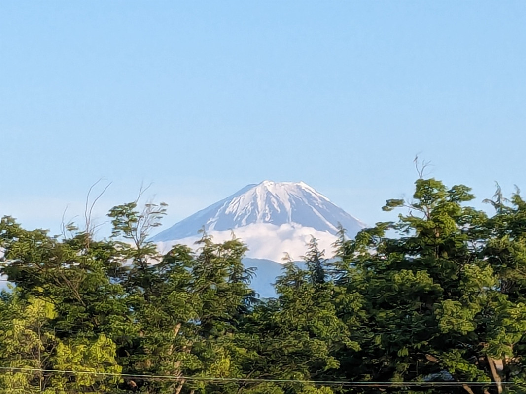 駐車場からは富士山も見えます
