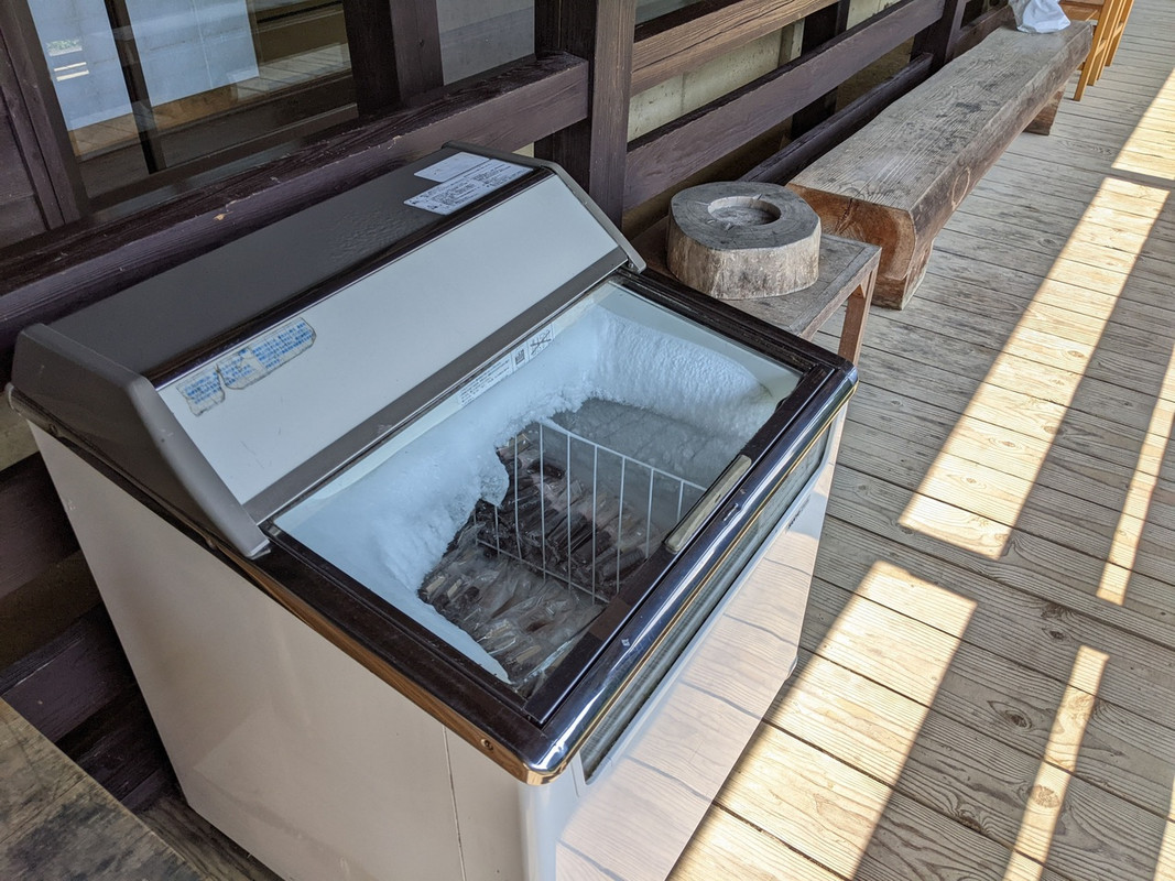 お風呂上がりはアイスが食べ放題