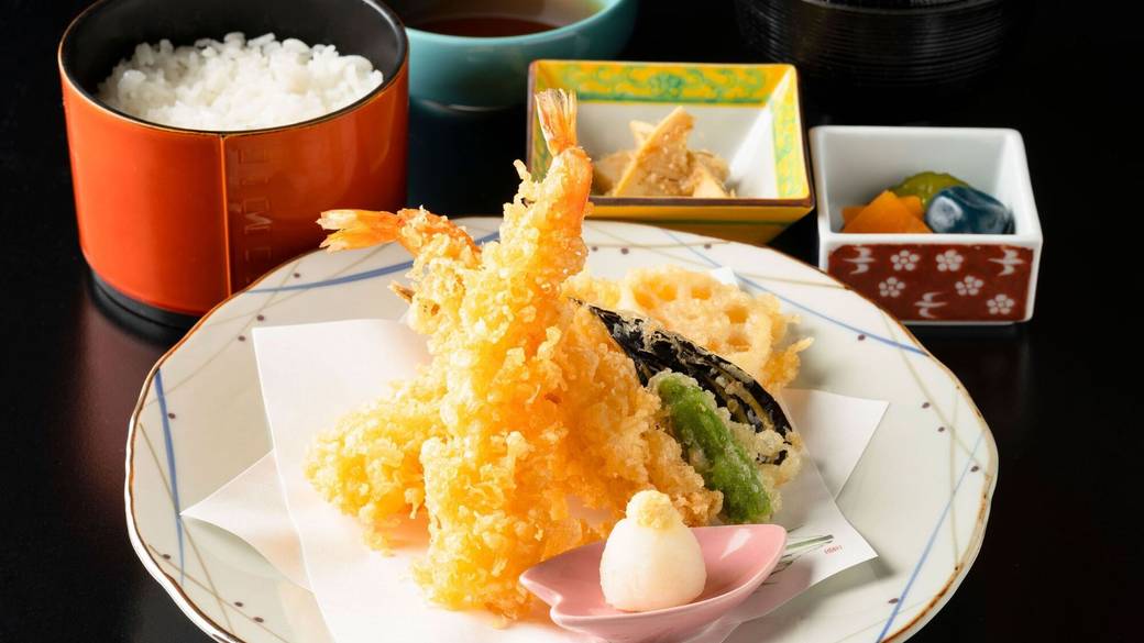 海老と野菜の天婦羅定食 / 5