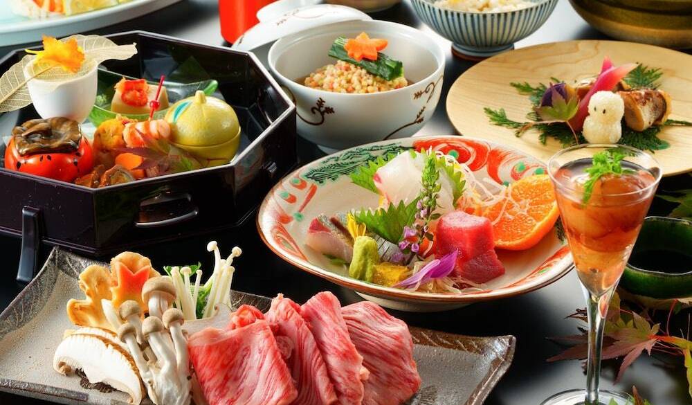 レストラン結　懐石一例 / 1