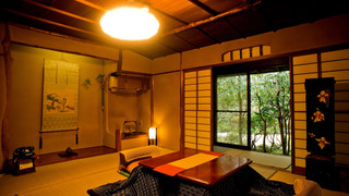 丁子 和室 半露天温泉風呂付