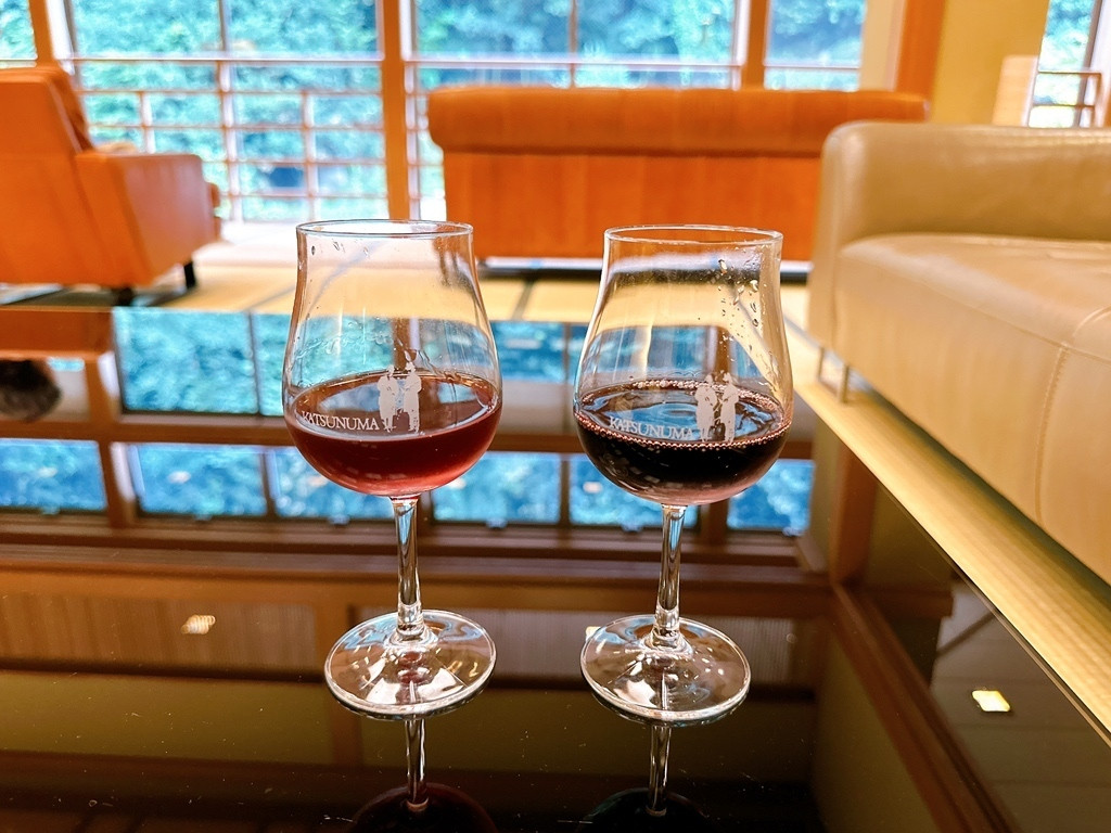 「笛吹川温泉　坐忘」 ドリンク 272742112 ライブラリーでワイン