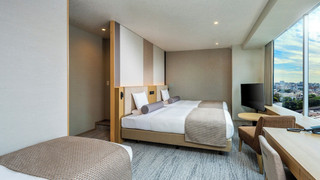 スカイビューツイン (エキストラベッド付) 禁煙　大人定員3名様