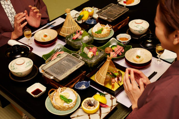 ryokan course meal