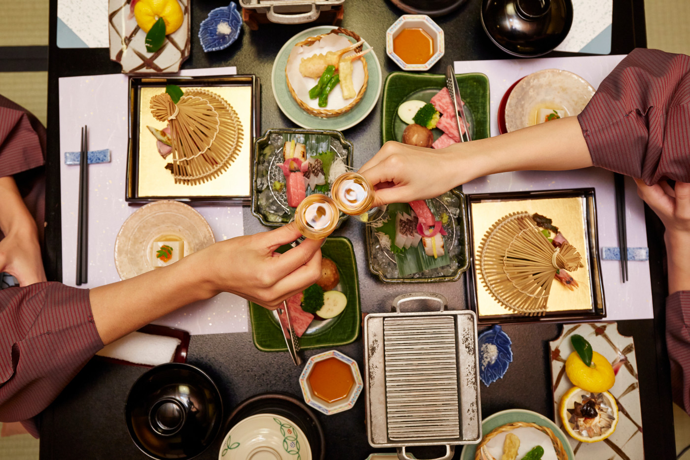 旅館のコース料理