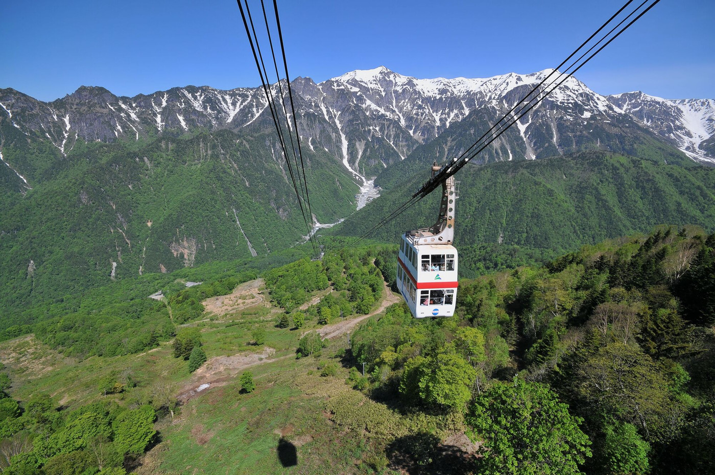 4．雲上の世界を堪能できる！国内唯一の2階建てロープウェイ「新穂高ロープウェイ」1865216