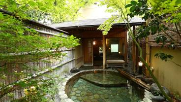 露天風呂付きの貸切風呂 山の辺の湯 / 1