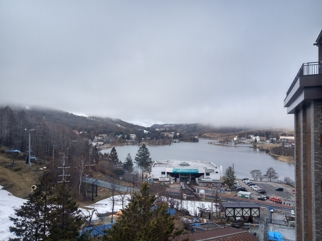 アネックス館最上階の部屋からの眺めです。