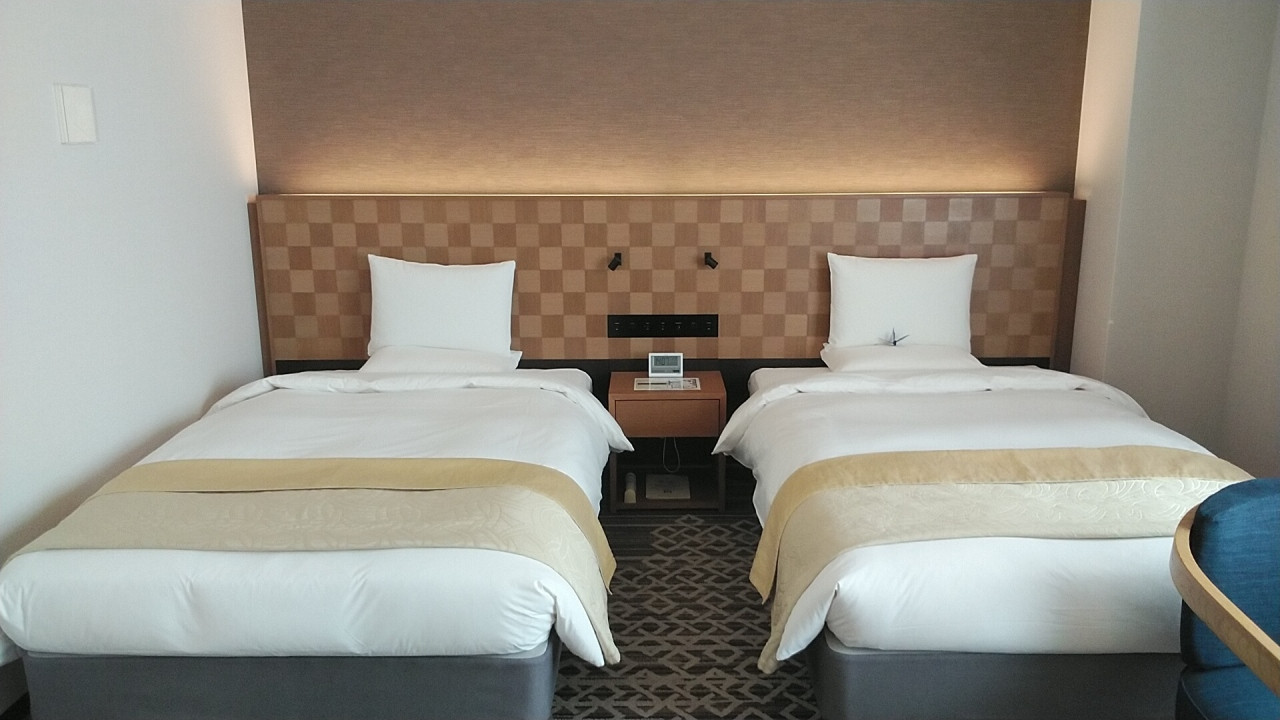 綺麗なベッドメイキングです