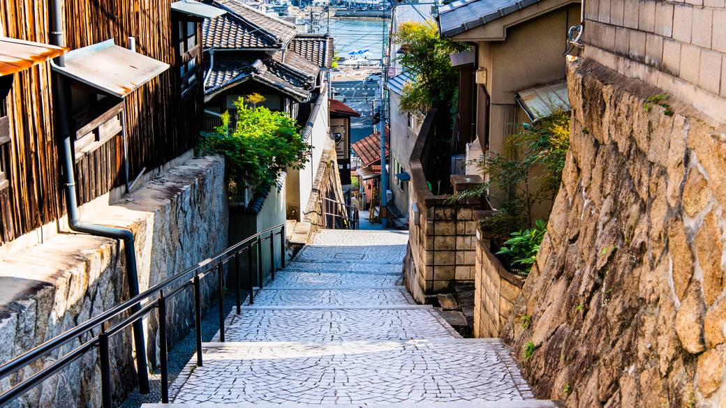 鞆の浦の街並み / 2