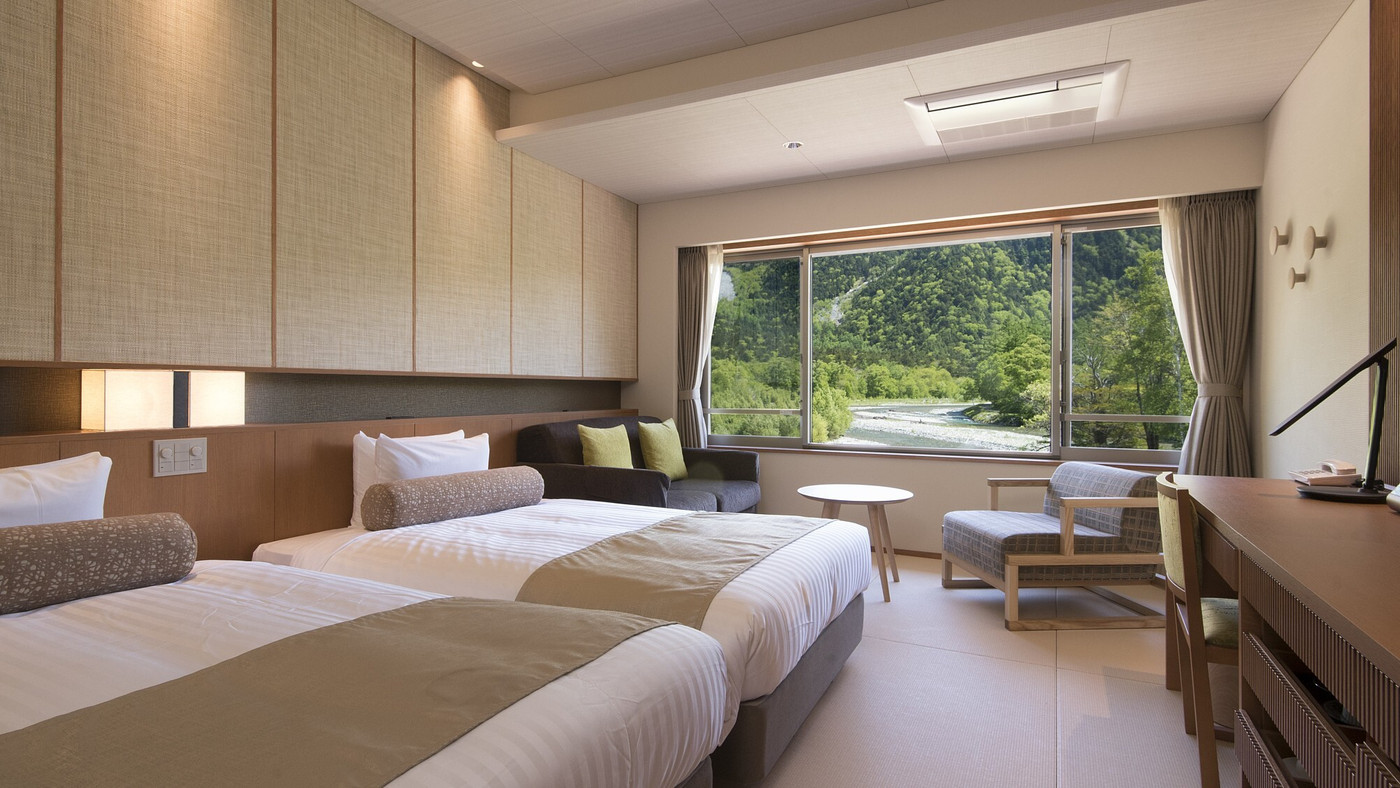 お部屋でも上高地の自然を楽しめます◎4230526