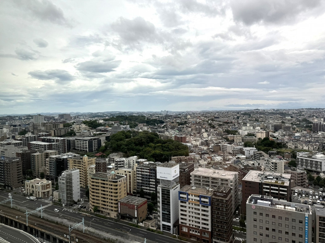 客室からの眺め（野毛山方面）