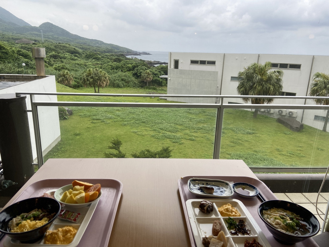 朝食会場からの眺め