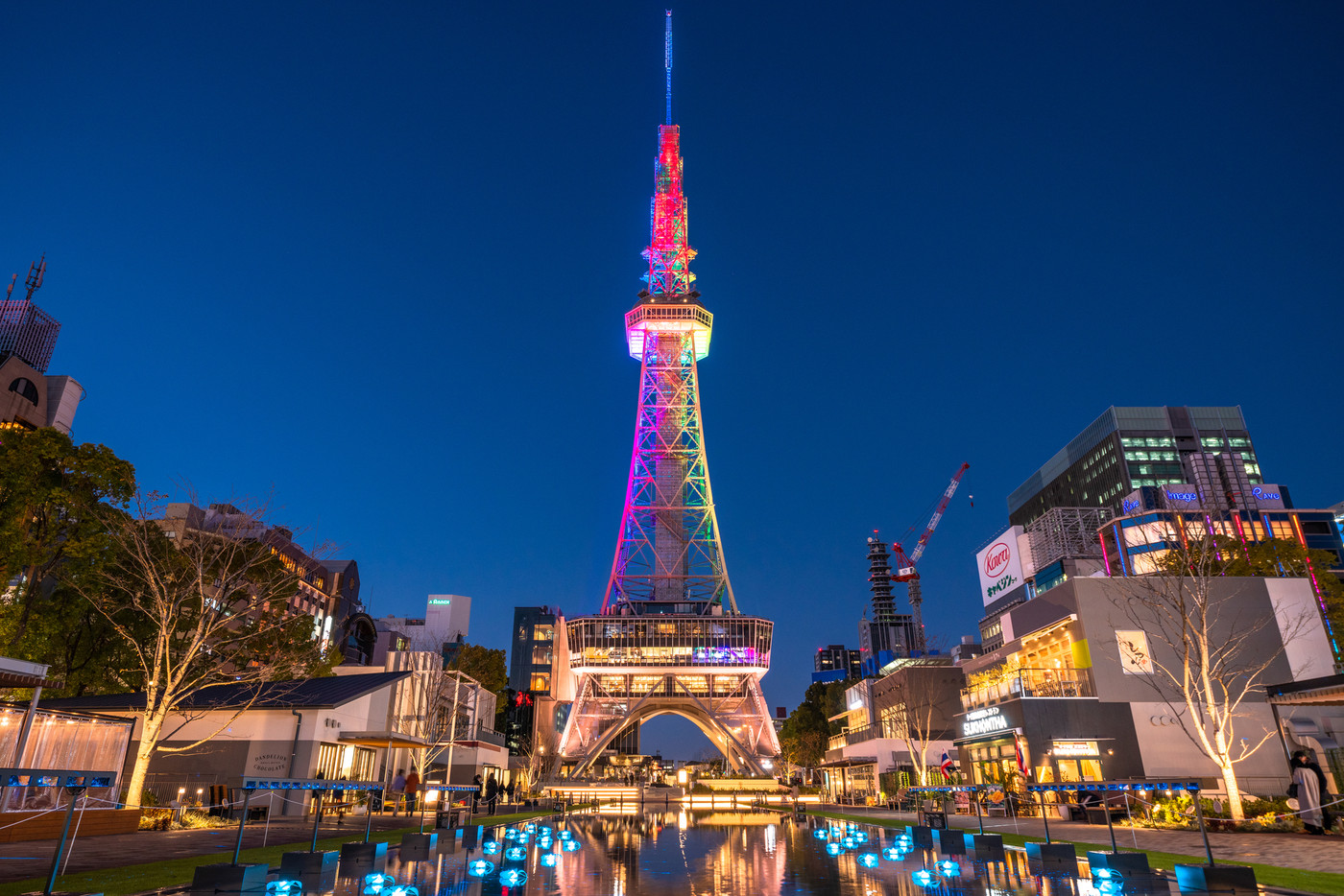 《愛知県》名古屋テレビ塔・久屋大通公園の夜景