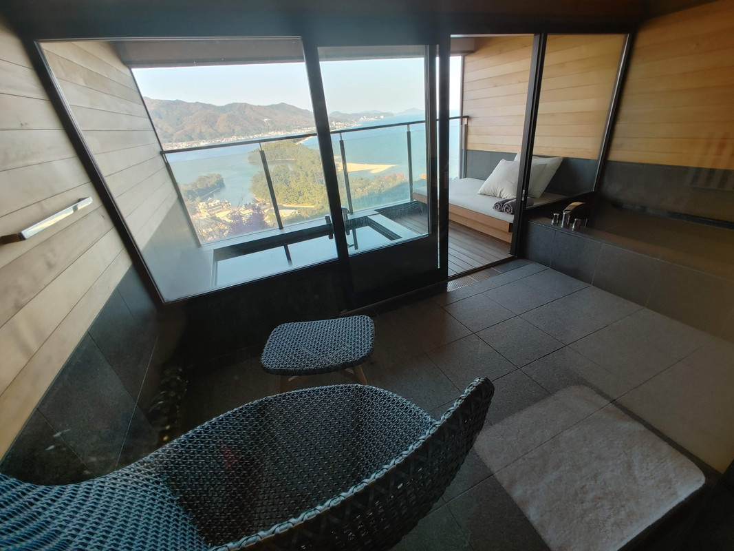 天橋立眺望客室「如意」の展望風呂 / 1