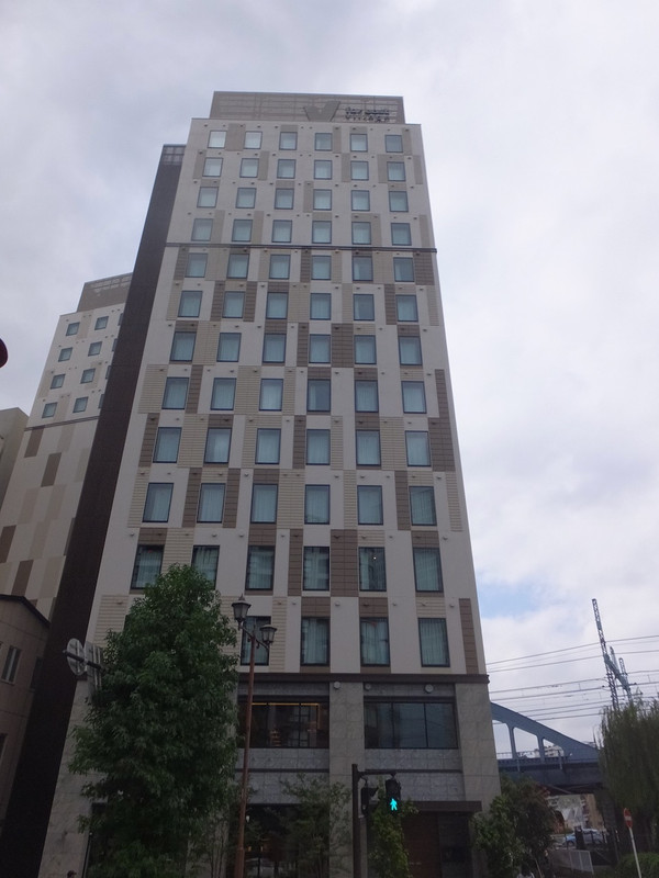 モダンな外観。