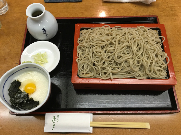 「酒とそば まるき」料理 683222 冷たいおそば とろろ