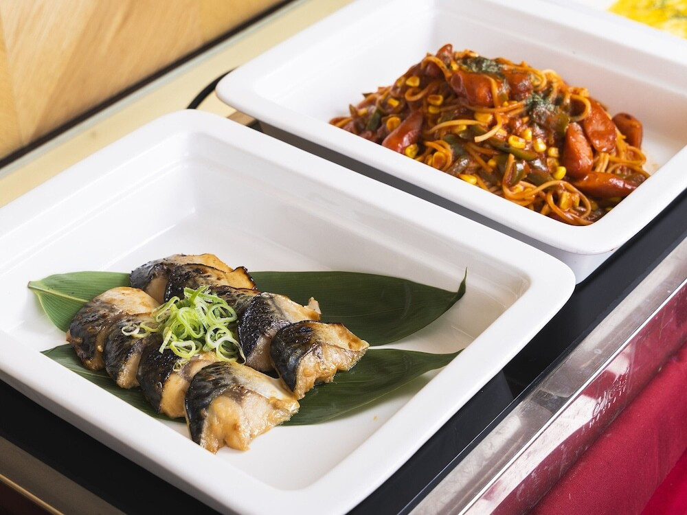 朝食ビュッフェ