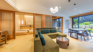 ラグジュアリー スイート 専用バスルーム ガーデンビュー