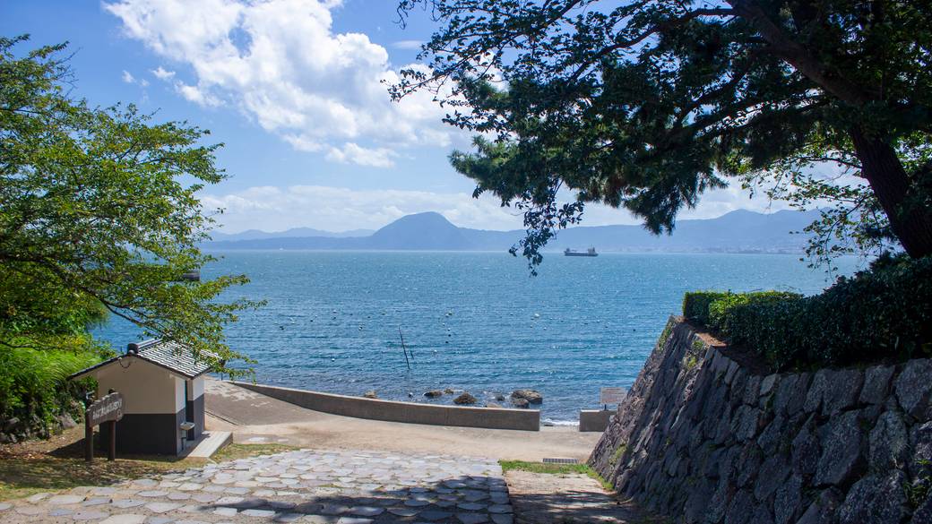 日出城址の石垣 / 1