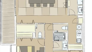 コーナーテラスルーム 定員1-4名