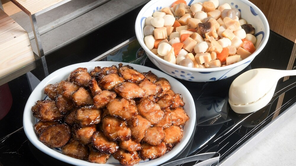 朝食ビュッフェ