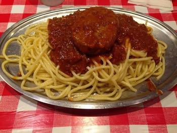 「スパゲッティーのパンチョ 渋谷店」料理 1047394 ミートソースハンバーグ