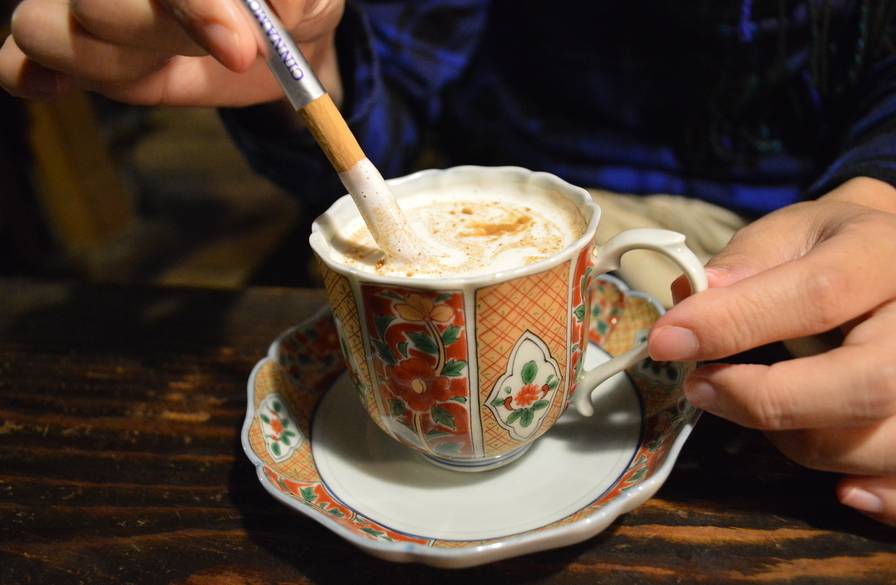 レトロな雰囲気
「邪宗門」で休憩 / 2